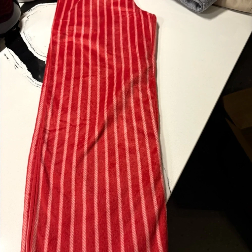 Cat & Jack Red and Cream Striped Pajama Top